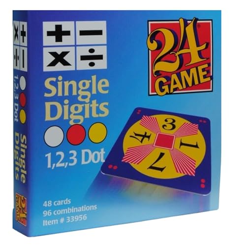 MATH 24 SPIEL - 48 Kartendeck, einstellige Karten Mathe-Spiel von Generisch