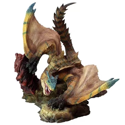 MUXIAOYAN Deluxe Edition Tigrex Spielmodell, 19 cm, PVC-Box, Desktop-Dekoration, Charaktermodell, Herren, kleine Menschen, Anime-Geschenk von Generisch