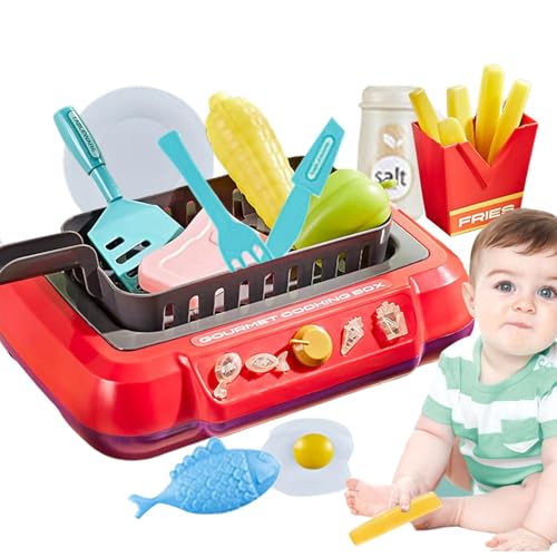 Machen Sie so, als spielen Sie eine Gourmet-Küchenbox, Spielkiste für Kinder | Wiederverwendbares Küchenzubehör-Set für Kinder, gefälscht, Geburtstagsgeschenk für Machen Sie so, als spielen Sie eine Gourmet-Küchenbox, Spielkiste für Kinder | Wiederverwendbares Küchenzubehör-Set für Kinder, gefälscht, Geburtstagsgeschenk für von Generisch