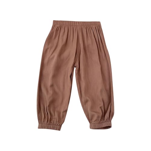 Mädchen-Hose, einfarbig, Baggy-Jogger, leger, mit Bündchen, leicht, Sommer, Fußball, Trainingsanzug, volle Länge, Jogginghose, Radfahren, Freizeitkleidung von Generisch