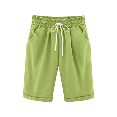 Mädchen-Jogginghose mit lockerer Passform, Baumwoll-Leinen-Shorts, Sommerhose, leichte Kordelzug-Taillenhose, Kinder, leger, Capri-Jogger, halblang, Sommer, legere Outfits Mädchen-Jogginghose mit lockerer Passform, Baumwoll-Leinen-Shorts, Sommerhose, leichte Kordelzug-Taillenhose, Kinder, leger, Capri-Jogger, halblang, Sommer, legere Outfits von Generisch
