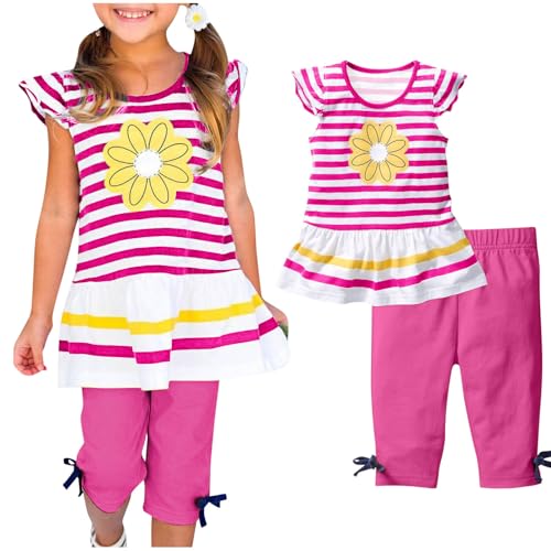 Mädchen-Set, Kleidung, Geschenke für 16-jährige Jungen, Baby-Mädchen-Outfits, 6–9 Monate, Mädchen, zweiteilige Outfits, Sommer-Rüschen, kurzärmelig, gestreiftes T-Shirt und Hose, Jungen-Outfits und Mädchen-Set, Kleidung, Geschenke für 16-jährige Jungen, Baby-Mädchen-Outfits, 6–9 Monate, Mädchen, zweiteilige Outfits, Sommer-Rüschen, kurzärmelig, gestreiftes T-Shirt und Hose, Jungen-Outfits und von Generisch