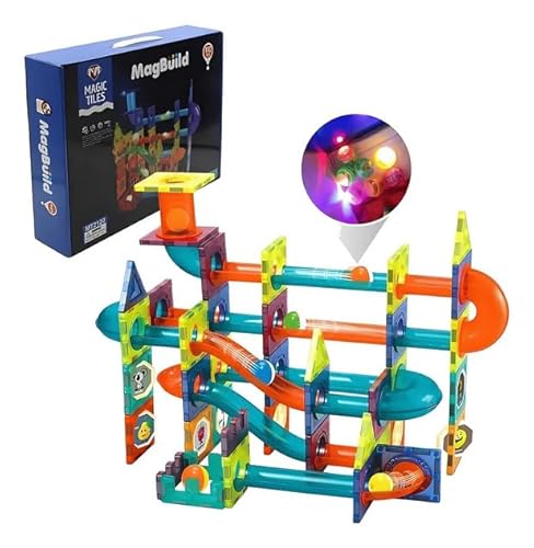 MagBuild Freizeitpark - 110 teilig - magnetische Bausteine von Generisch