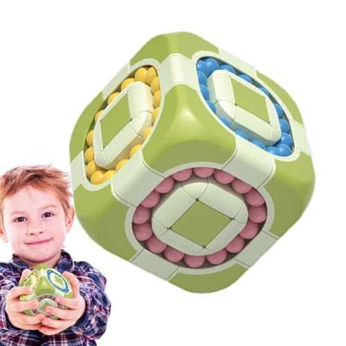 Magic Bean Cube - 2 In 1 Pädagogisch Rotierendes Puzzle, Spannungsrelevanzspielzeug | Überlegene Verarbeitung Bringen Kinder Vergnügen Gehirntraining Spiel Für Kinder, Mädchen Und Lerne Magic Bean Cube - 2 In 1 Pädagogisch Rotierendes Puzzle, Spannungsrelevanzspielzeug | Überlegene Verarbeitung Bringen Kinder Vergnügen Gehirntraining Spiel Für Kinder, Mädchen Und Lerne von Generisch