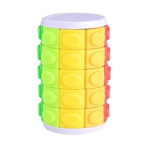 Magic Cube | Tragbares Turmform -Logik -Puzzlespielzeug | Kreatives rotierendes Hirnteaserspiel | Bildungsschieber -Herausforderung Tool | Dekompressionspinner für Kinder, Kinder, Erwachsene von Generisch