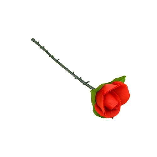Magic Folding Rose - Instant Flower Trick, freihändige Blumenproduktion, PVC-Material, 25 cm, 6 g Magic Folding Rose - Instant Flower Trick, freihändige Blumenproduktion, PVC-Material, 25 cm, 6 g von Generisch