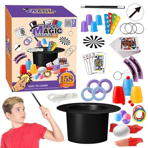Magic Set for Kids, Magic Kit Set for, Magic Tricks for Kids with Instructions, Fun Toddler Magic Tricks Set, Kids Magic Kit with Card Toys, Magic Kit for Boys And Girls Magic Set for Kids, Magic Kit Set for, Magic Tricks for Kids with Instructions, Fun Toddler Magic Tricks Set, Kids Magic Kit with Card Toys, Magic Kit for Boys And Girls von Generisch