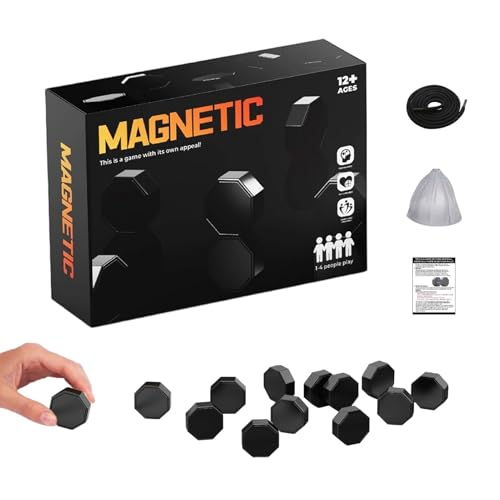 Magnet Spiel | Magnetisches Schachspiel Kinder | 20 Stück Magnetsteine Spiel Mit Schnur | Interaktives Brettspiel Zum Logischen Denken | Intellektuelles Kampfspielzeug Für Partys, Drinnen Und Draußen Magnet Spiel | Magnetisches Schachspiel Kinder | 20 Stück Magnetsteine Spiel Mit Schnur | Interaktives Brettspiel Zum Logischen Denken | Intellektuelles Kampfspielzeug Für Partys, Drinnen Und Draußen von Generisch