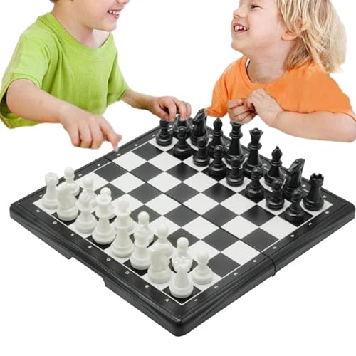 Magnetic Chess Game, Magnetic Chess Strategy, Sturdy Creative Family Board Games, 5.12x5.12x1.97 inches Interactive Set for Parents and Kids Entertainment Magnetic Chess Game, Magnetic Chess Strategy, Sturdy Creative Family Board Games, 5.12x5.12x1.97 inches Interactive Set for Parents and Kids Entertainment von Generisch