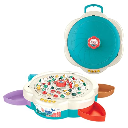 Magnetic Fishing Game, Magnetic Fish Set with Music, Lightweight Interactive, Parent-Child Bonding Learning Activity for 4-6 Years Old Boys Girls Daughter Son, Teamwork Magnetic Fishing Game, Magnetic Fish Set with Music, Lightweight Interactive, Parent-Child Bonding Learning Activity for 4-6 Years Old Boys Girls Daughter Son, Teamwork von Generisch