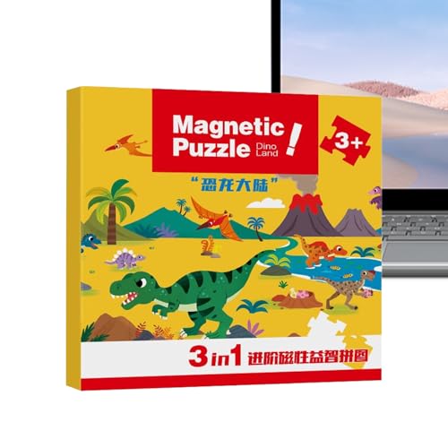 Magnetic Puzzle – Toddler Magnet Jigsaw Game for Early Learning, Portable Educational Toy with Parent-Child Interaction, Road Trip, Classroom, Playtime, Suitable for Boys, Girls von Generisch