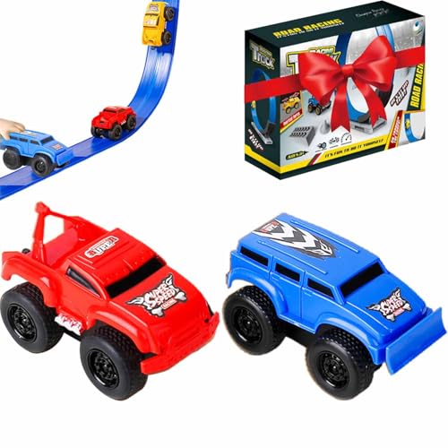 Magnetic Wall Climbing Toy Cars, 2025 New Magnetics Inertial Wall Car, Pull-Back Inertials Climbing Toys Cars, Inertials Magnetic Levitation, Anti-Gravity Climber Toy for Kids (2Pcs-A) von Generisch
