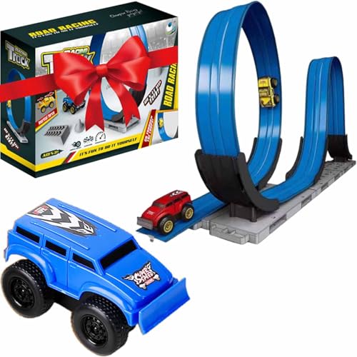 Magnetic Wall Climbing Toy Cars, 2025 New Magnetics Inertial Wall Car, Pull-Back Inertials Climbing Toys Cars, Inertials Magnetic Levitation, Anti-Gravity Climber Toy for Kids (One Car+0.8m Track) von Generisch