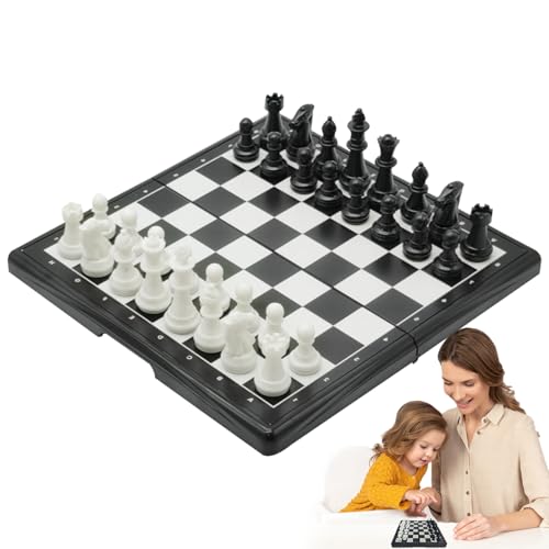 Magnetics Chess Game, Strategy Board Games, Creative Family Entertainment, Interactive Magnetic Chess Sets, Portable Travel Game for Parents, Kids, Home Fun, 1 Set Magnetics Chess Game, Strategy Board Games, Creative Family Entertainment, Interactive Magnetic Chess Sets, Portable Travel Game for Parents, Kids, Home Fun, 1 Set von Generisch