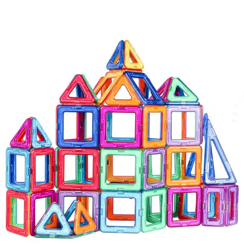 Magnetische Bauklötze für Kinder 3D Magnetische Spielzeug Gebäude Konstruktion für Kleinkind Jungen Mädchen Alter 3 + von Generisch