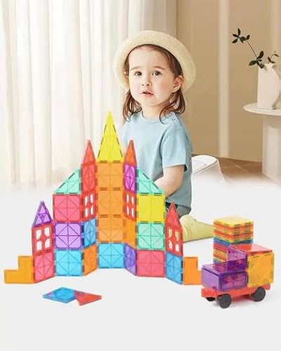 Magnetische Bausteine, 32-teiliges Set, 3D Konstruktionsspielzeug für Kinder ab 3 Jahren von Generisch