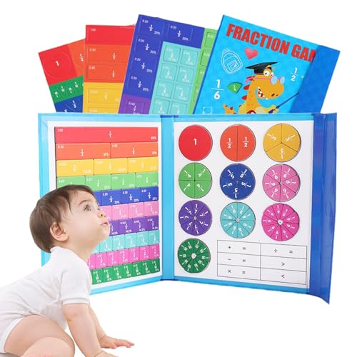 Magnetische Bruchkacheln, Lernpuzzle Fraction Educational Puzzle, Magnetischer Punktescheiben Demonstrator, Bruchkreise Bruchmanipulative, Tragbar und Einfach Zu Verstauen für Das Vorschul Magnetische Bruchkacheln, Lernpuzzle Fraction Educational Puzzle, Magnetischer Punktescheiben Demonstrator, Bruchkreise Bruchmanipulative, Tragbar und Einfach Zu Verstauen für Das Vorschul von Generisch