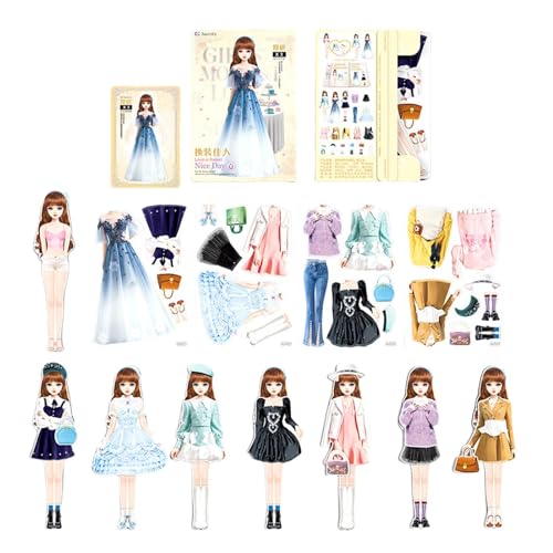 Magnetische Prinzessinnen-Anziehpuppen Aus Papier – Magnetische Mode-Anziehpuppen – Magnetische Papierpuppen, Anziehbuch, Papierpuppen-Stickerbuch Für Kinder Im Alter Von 3 Bis 12 Jahren Magnetische Prinzessinnen-Anziehpuppen Aus Papier – Magnetische Mode-Anziehpuppen – Magnetische Papierpuppen, Anziehbuch, Papierpuppen-Stickerbuch Für Kinder Im Alter Von 3 Bis 12 Jahren von Generisch