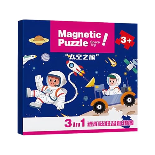 Magnetische Rätsel für Kinder | Bildungsreise -Puzzle | Spielzeug für Feinmotorik Fertigkeiten | und Mädchen 2-6 Jahre von Generisch