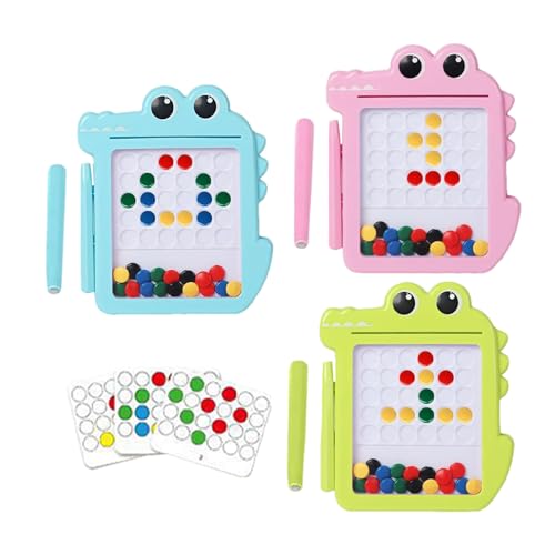 Magnetische Zeichenbrett - Krokodil -Magnetkügelchen - Funny Crocodile Pad | Tragbare Kinder schreiben Tablet | 14,5 cm Krokodil -Dot -Pad für Kinder, ideal für Zuhause, Schule, Reisen - Lernen Spielz Magnetische Zeichenbrett - Krokodil -Magnetkügelchen - Funny Crocodile Pad | Tragbare Kinder schreiben Tablet | 14,5 cm Krokodil -Dot -Pad für Kinder, ideal für Zuhause, Schule, Reisen - Lernen Spielz von Generisch