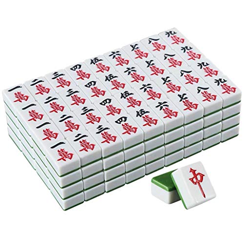 Magnetischer chinesischer Mahjong, 144 traditionelle Spiele für Mahjong-Maschine oder Handreiben, perfekt für Partys und Unterhaltung Magnetischer chinesischer Mahjong, 144 traditionelle Spiele für Mahjong-Maschine oder Handreiben, perfekt für Partys und Unterhaltung von Generisch