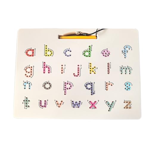 Magnetisches Alphabet-Board | Alphabet Lernspielzeug Doppelseitig - Lernspielzeug für Schreiben Puzzle und Sinneswahrnehmung für Kleinkinder Kindergarten und Zuhause Magnetisches Alphabet-Board | Alphabet Lernspielzeug Doppelseitig - Lernspielzeug für Schreiben Puzzle und Sinneswahrnehmung für Kleinkinder Kindergarten und Zuhause von Generisch