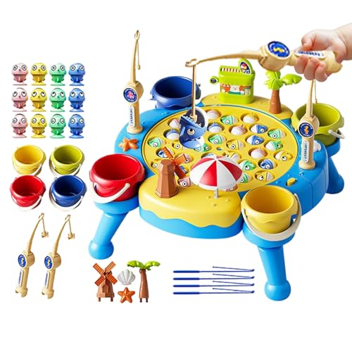 Magnetisches Angelspiel | Angelspiel Für Kleinkinder Kinder - Drehendes Elektrisches Spielzeug Ab 3 Jahre Für Mädchen Magnetisches Angelspiel | Angelspiel Für Kleinkinder Kinder - Drehendes Elektrisches Spielzeug Ab 3 Jahre Für Mädchen von Generisch