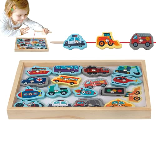 Magnetisches Angelspiel für Kinder, Sicheres und harmloses magnetisches 2-in-1-Angelspiel, Angelspielzeug aus Holz für -Spielzeug, Weihnachts- und Ostergeschenke für Mädchen Magnetisches Angelspiel für Kinder, Sicheres und harmloses magnetisches 2-in-1-Angelspiel, Angelspielzeug aus Holz für -Spielzeug, Weihnachts- und Ostergeschenke für Mädchen von Generisch