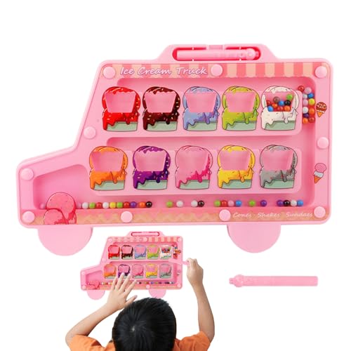 Magnetisches Labyrinthbrett - Zähl- und Farben Puzzle Spielbrett | Lernspiel Für Kinder 2-6 Jahre Zur Feinmotorik Förderung Mit Kognitiven & Problemlösungsübungen von Generisch