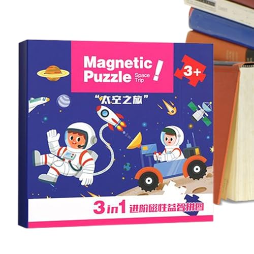 Magnetisches Puzzle - Kleinkindspielzeug Puzzle-Buch mit Lernaktivitäten - Kleinkinderspiele für Lernen Bildung und Entwicklung - Auto Flugzeug Magnetisches Puzzle - Kleinkindspielzeug Puzzle-Buch mit Lernaktivitäten - Kleinkinderspiele für Lernen Bildung und Entwicklung - Auto Flugzeug von Generisch
