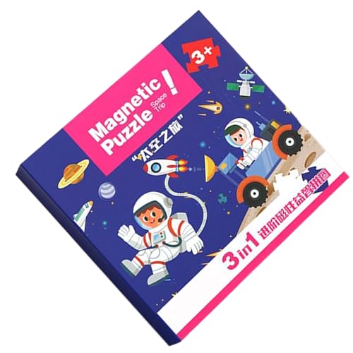 Magnetisches Puzzle - Pädagogisches Lernspielzeug Mit Magneten,Reisespiele Für Auto Geburtstag Kindergarten Vorschule Entwicklung - Entwicklungsspielzeug Auto Flugzeug Reise Geburtstag Kindergarten von Generisch