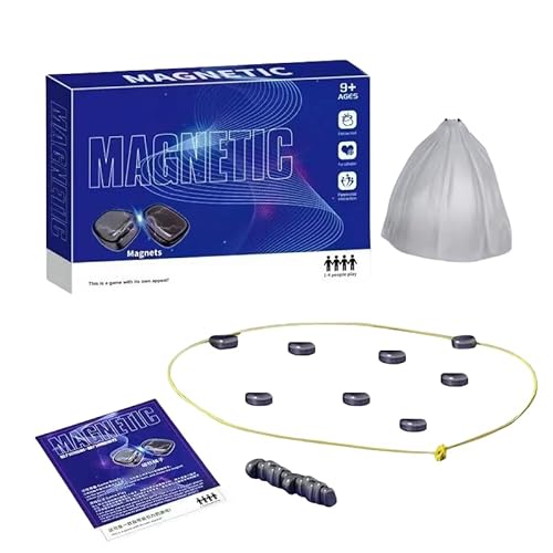 Magnetisches Schachspiel für 1-4 Spieler, Tragbares Puzzle-Brettspiel, Reisefreundlich, Ab 9 Jahre Magnetisches Schachspiel für 1-4 Spieler, Tragbares Puzzle-Brettspiel, Reisefreundlich, Ab 9 Jahre von Generisch