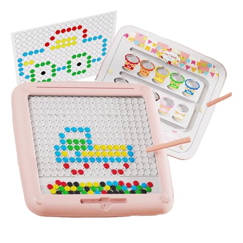Magnetisches Zeichenbrett mit Punkten, magnetisches Zeichenbrett für Kinderspielzeug - Magnetische Punktkunst Feinmotorik,Vorschulpädagogisches Spielzeug, großes Doodle-Brett, Lernerlebnis für und Mäd Magnetisches Zeichenbrett mit Punkten, magnetisches Zeichenbrett für Kinderspielzeug - Magnetische Punktkunst Feinmotorik,Vorschulpädagogisches Spielzeug, großes Doodle-Brett, Lernerlebnis für und Mäd von Generisch