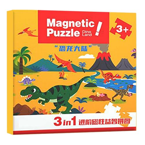 Magnetpuzzle | Kleinkindspielzeug Puzzle-Buch mit Lernaktivitäten,Magnetische Reisespiele für und Mädchen Kinder Alter 2-6 - Für Mädchen Kinder Alter 2-6 Jahre von Generisch