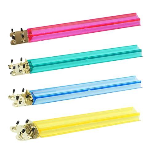 Mahjong Rack, US Mahjong Halter mit Schieber - 47,7 cm Spielzubehör für erfahrene Spieler Anfänger Spielen Reise Tisch von Generisch