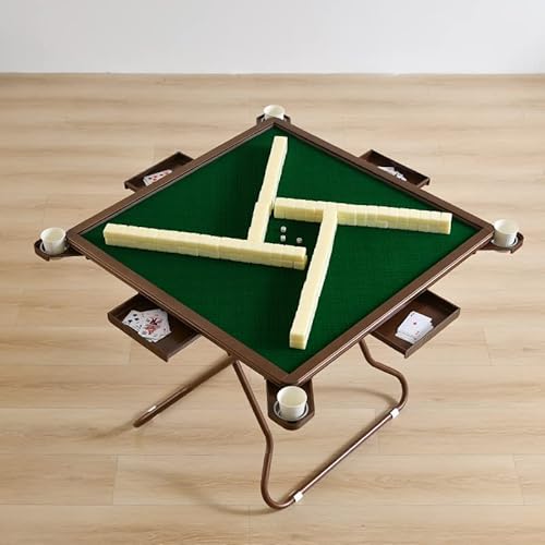 Mahjong Table 4-Player Folding Game Table for Mahjong Poker Domino Blackjack Texas Hold'em Portable with Cup Holders & Chip Trays Mahjong Table 4-Player Folding Game Table for Mahjong Poker Domino Blackjack Texas Hold'em Portable with Cup Holders & Chip Trays von Generisch