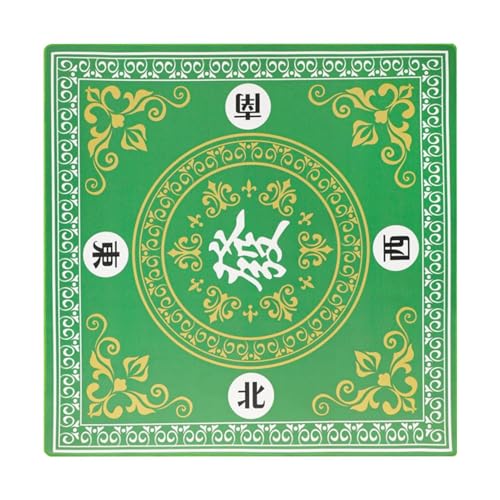 Mahjong -Tischdecke - Faltbare Square -Spieltische Cover, 31 5 Nicht -Skid -Spielmatte | Langlebiger Mahjong -Oberflächenpad, Poker -Tischtopper, Tuch für Kartenspieler, Tischspielzubehör von Generisch