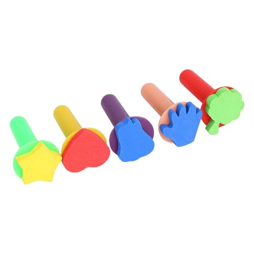 Malerei Schwamm Pinselset Kinder Set Kreativ Malerei Stempel Pinsel Frühförderung Sicher Ungiftig DIY Kunst Handwerk Geschenkidee für Kleine Malerei Schwamm Pinselset Kinder Set Kreativ Malerei Stempel Pinsel Frühförderung Sicher Ungiftig DIY Kunst Handwerk Geschenkidee für Kleine von Generisch