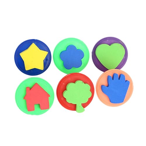Malerei Schwamm Pinselset Kinder Set Kreativ Malerei Stempel Pinsel Frühförderung Sicher Ungiftig DIY Kunst Handwerk Geschenkidee für Kleine Malerei Schwamm Pinselset Kinder Set Kreativ Malerei Stempel Pinsel Frühförderung Sicher Ungiftig DIY Kunst Handwerk Geschenkidee für Kleine von Generisch