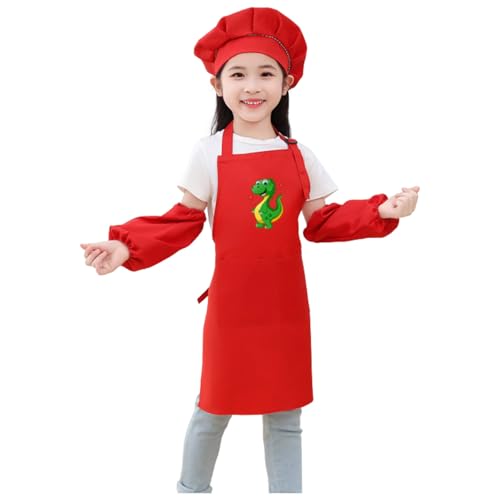 Malschürze Kinder, Kinder Kleinkind Malerei Schürze Set mit Hut und 2 Ärmel, verstellbare wasserdicht KinderKünstler Schürze, Alter Junge und Mädchen für Wasser Spielen, Essen Malschürze Kinder, Kinder Kleinkind Malerei Schürze Set mit Hut und 2 Ärmel, verstellbare wasserdicht KinderKünstler Schürze, Alter Junge und Mädchen für Wasser Spielen, Essen von Generisch