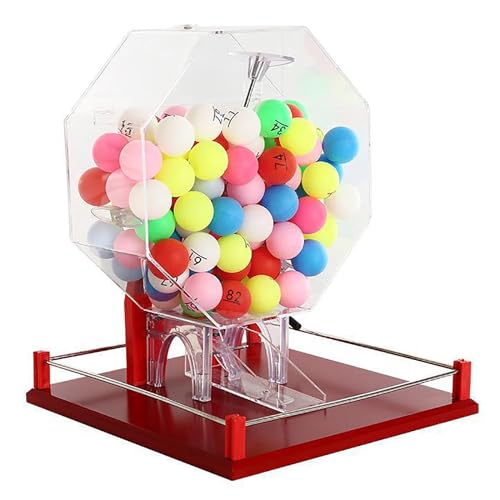 Manueller Lotterieautomat mit 100 Kugeln, Handkurbel Zahlenauswahl für Bingo, Gewinnspiele und Familienspielabende Manueller Lotterieautomat mit 100 Kugeln, Handkurbel Zahlenauswahl für Bingo, Gewinnspiele und Familienspielabende von Generisch