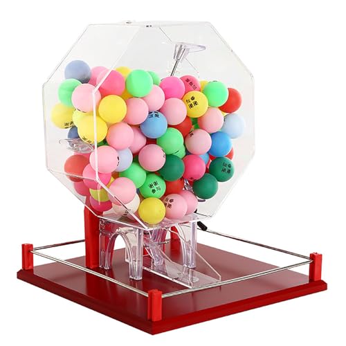 Manueller Lotterieautomat mit Handkurbel, Zahlenauswahl für Bingo, Gewinnspiele und Familienspielabende Manueller Lotterieautomat mit Handkurbel, Zahlenauswahl für Bingo, Gewinnspiele und Familienspielabende von Generisch