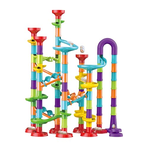 Marble Runs Spielzeug, Marble Race Labyrinth Track Spielset Spielzeug,BAU pädagogisches Lernen Bausteine, Kreatives STEM-Spielzeug, Geschenke für Kinder3 4 5 6 7 8+ Jahre und Mädchen (113 Stüc Marble Runs Spielzeug, Marble Race Labyrinth Track Spielset Spielzeug,BAU pädagogisches Lernen Bausteine, Kreatives STEM-Spielzeug, Geschenke für Kinder3 4 5 6 7 8+ Jahre und Mädchen (113 Stüc von Generisch