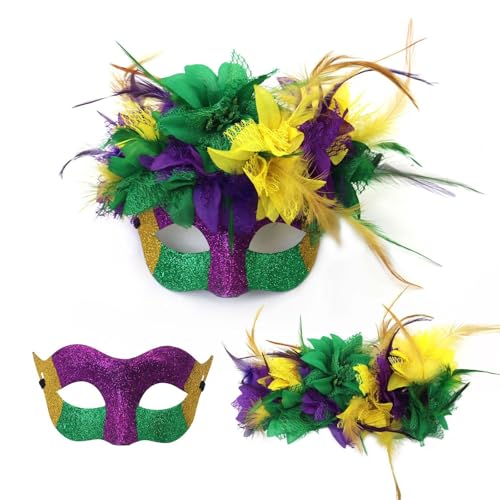 Mardi Gra Kostüm Maskerade Ball Masken Karneval Party Kostüme Zubehör Maske Stirnbänder 2025 Faux Federn Venezianische Fake Flower Masken für Karneval Maskerade Ball Maske Outfit Mardi Gra Kostüm Maskerade Ball Masken Karneval Party Kostüme Zubehör Maske Stirnbänder 2025 Faux Federn Venezianische Fake Flower Masken für Karneval Maskerade Ball Maske Outfit von Generisch