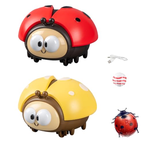Marienkäfer-Hängeballspielzeug für Kinder, 2 Stücke Fliegender Ball für Kinder, Marienkäfer-USB-Ball-Schwimmspielzeug, Lustige Ballblasmaschine, Sensorisches Spiel für Zuhause, Kindergarten, Vorschule Marienkäfer-Hängeballspielzeug für Kinder, 2 Stücke Fliegender Ball für Kinder, Marienkäfer-USB-Ball-Schwimmspielzeug, Lustige Ballblasmaschine, Sensorisches Spiel für Zuhause, Kindergarten, Vorschule von Generisch