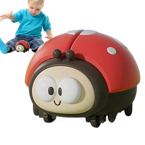 Marienkäfer Luftball Spielzeug Für Babies, Marienkäfer Spielzeug, Ballspielzeug Für Kinder,Sensory Toys Einsiedlerkrebs-Gebläse,Glatte Hängeball-Spielzeug-Ballblasmaschine Zum Geburtstag von Generisch