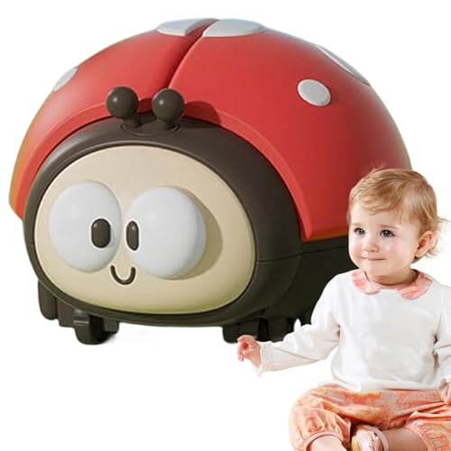 Marienkäfer Schwebender Ball Spielzeug | Einsiedlerkrebs Fliegender Ball Spiel | Elektrisches Schwebendes Pusteball Sensorik Spielzeug | Interaktive Cartoon Spielbälle Pustemaschine Tieren für Kinder von Generisch