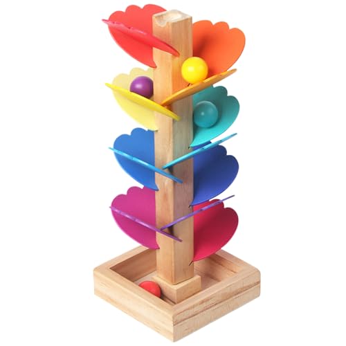 Marmor Ball Run Lernspiel, Music Tree Run Toy-Marmor Ball Run Track -Spiel für Kleinkind - Kleinkind Bildungsfarbe Kognitionsspiel für Zuhause, Schule, Kindergarten Marmor Ball Run Lernspiel, Music Tree Run Toy-Marmor Ball Run Track -Spiel für Kleinkind - Kleinkind Bildungsfarbe Kognitionsspiel für Zuhause, Schule, Kindergarten von Generisch