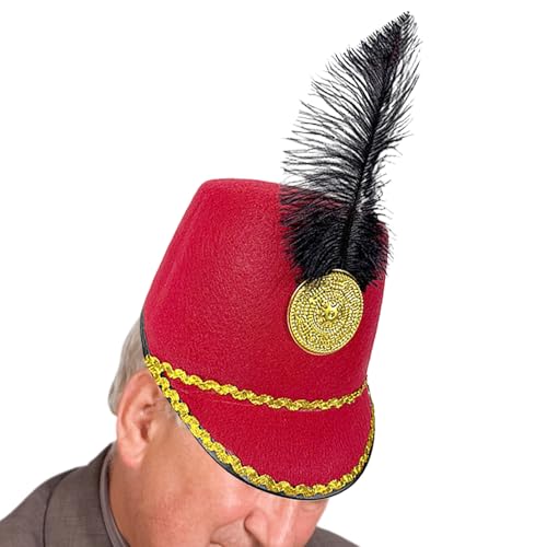 Marschband Hut - 22,8 Zoll Cosplay -Kopfbedeckung für Festival, komfortable Passform mit atmungsaktivem Material, Mündungsbänder Kostüm für die Schule, Urlaubsfeier, alltägliche Kleidung, Fotoereignis Marschband Hut - 22,8 Zoll Cosplay -Kopfbedeckung für Festival, komfortable Passform mit atmungsaktivem Material, Mündungsbänder Kostüm für die Schule, Urlaubsfeier, alltägliche Kleidung, Fotoereignis von Generisch