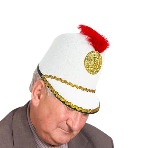 Marschband Kostüm - elegantes Parade -Hut -Outfit, künstlerische Feierbekleidung, einzigartige Musik -Kopfbedeckung, klassischer Retro Performance Garderobe Accessoire, unverwechselbare saisonale stil Marschband Kostüm - elegantes Parade -Hut -Outfit, künstlerische Feierbekleidung, einzigartige Musik -Kopfbedeckung, klassischer Retro Performance Garderobe Accessoire, unverwechselbare saisonale stil von Generisch